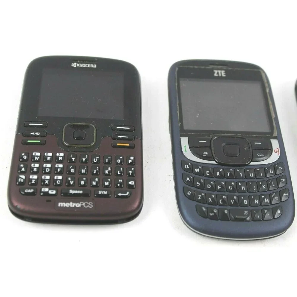 3 PC Cell Phone Lot ZTE F555 Kyrocera Torino K53-02 Samsung SCH-R350